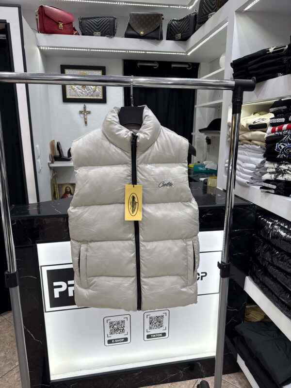 Corteiz - Vest - Cream - Reflective - Image 1