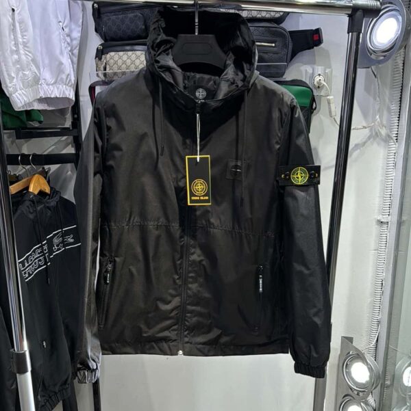 Stone Island - Jacket - Black - Αντιανεμικό • Αδιάβροχο - Image 1