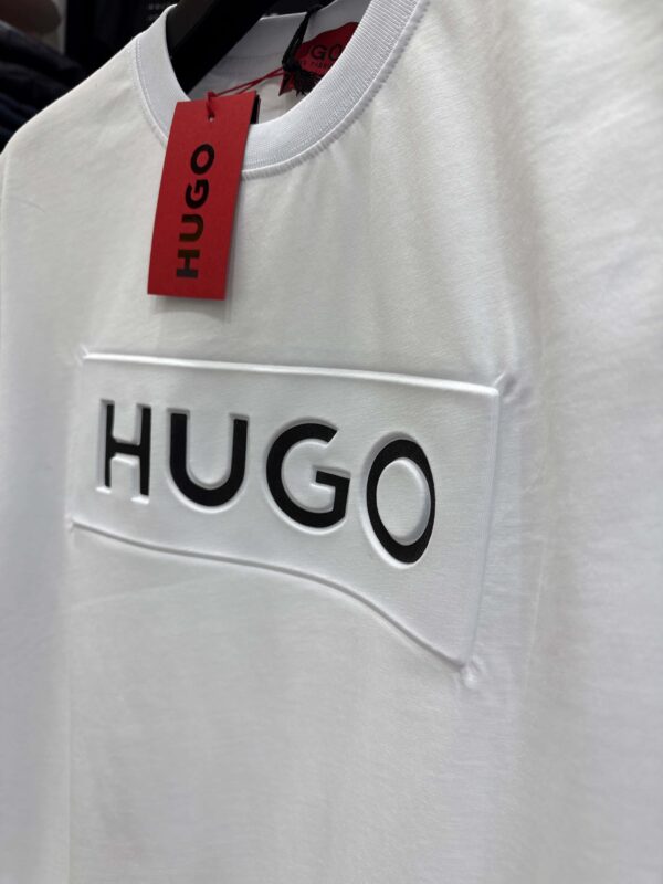 Hugo Boss - T-Shirt - White/Ανάγλυφο - Image 4