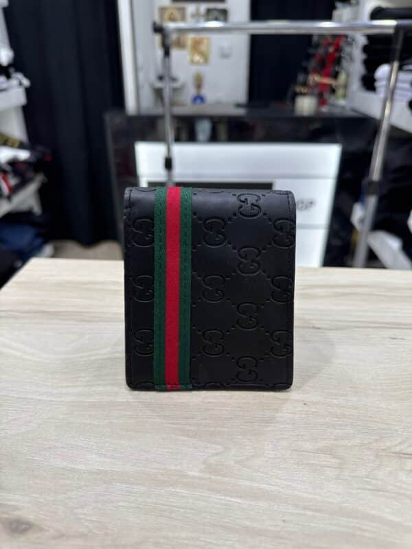 Gucci - Black - Strips - Leather - Image 1