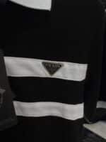 Prada - Polo-Shirt - Black - Metal - Image 2