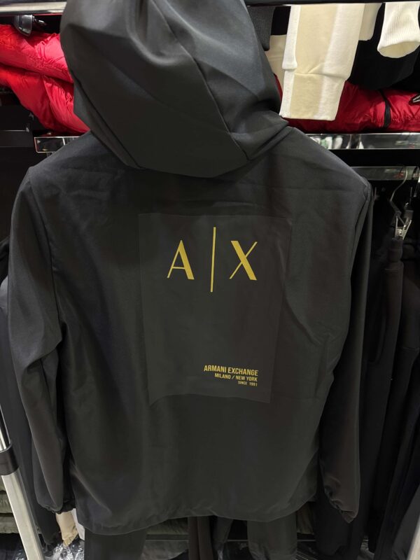 Armani Exchange - Jacket - Black - Αντιανεμικό • Αδιάβροχο - Image 2