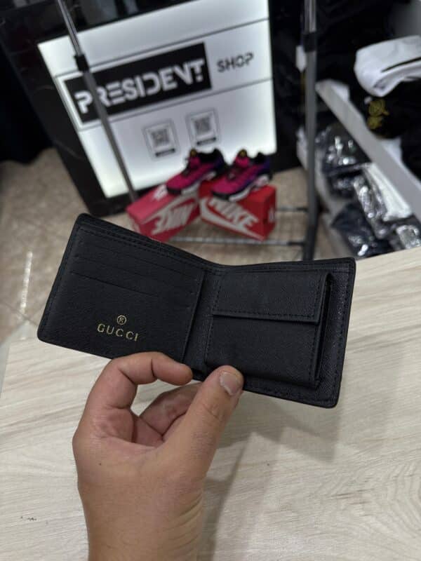 Gucci - Black - Strips - Leather - Image 2