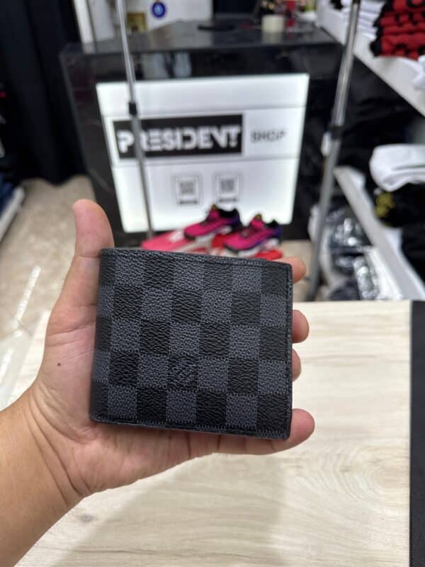LV - Damier - Black - Leather - Image 3