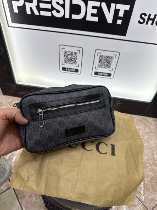 Gucci - Τσαντάκι Μέσης - Grey/Black - Image 1