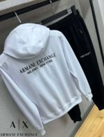 Armani Exchange - Tracksuit - Black/White - PresidentGreece.Shop