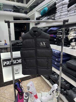 Armani Exchange - Vest - Black - PresidentGreece.Shop