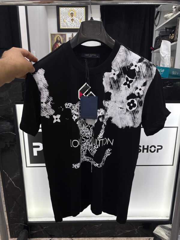LV - T-Shirt - Black - Pencil - Image 4