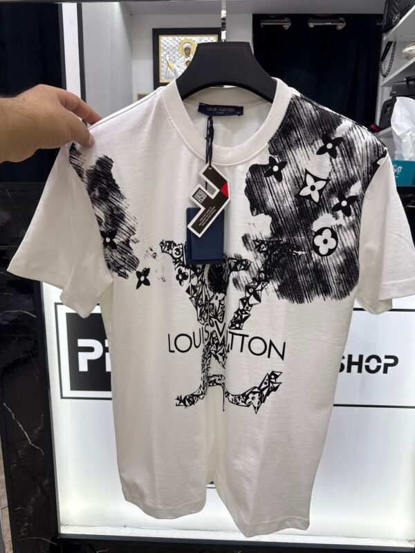 LV - T-Shirt - White - Pencil - Image 4
