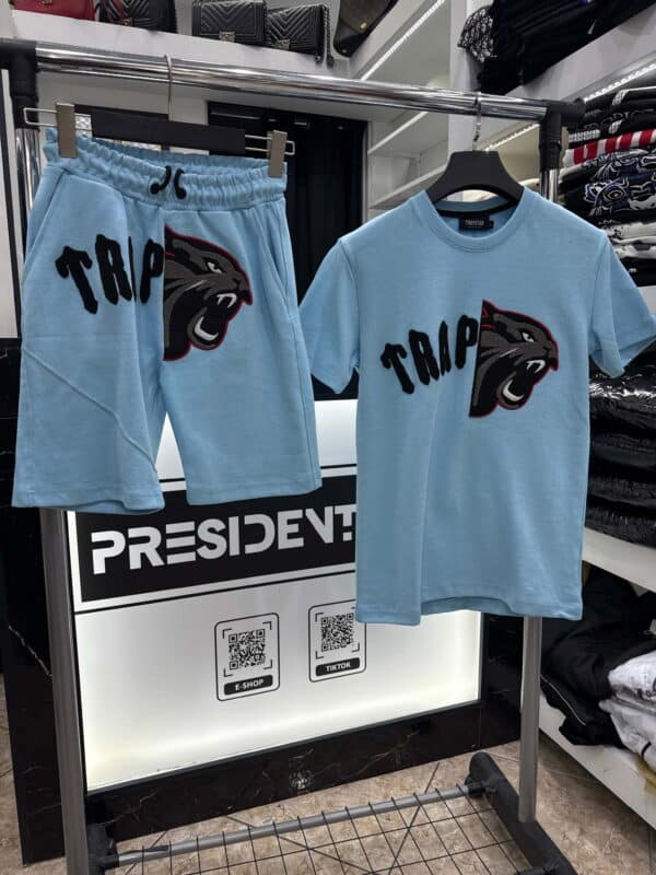 Trapstar Shooters - Summer Set - BabyBlue - Ανάγλυφο - Image 1