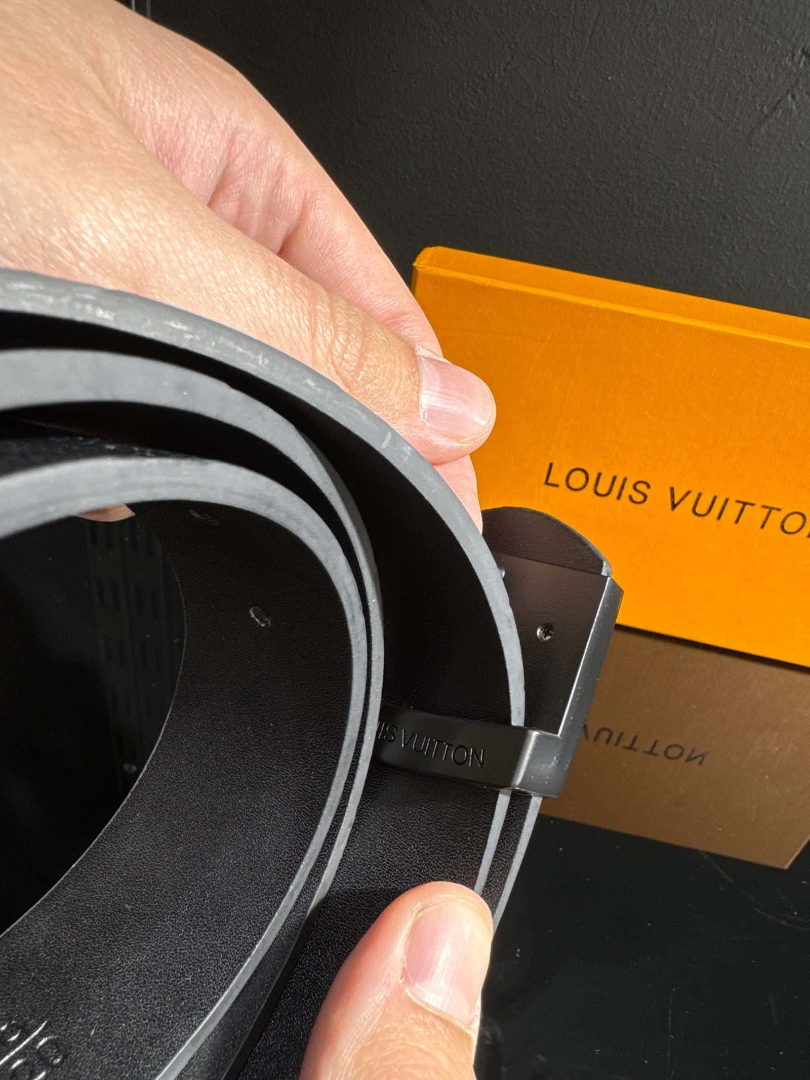 LV - Black - Monogram/Total Black - Belt - PresidentGreece.Shop