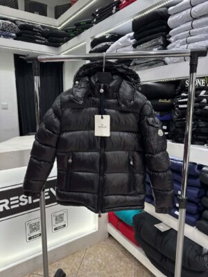 Moncler - Maya - Jacket - Black - NFC - PresidentGreece.Shop