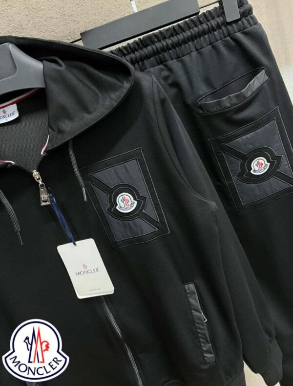 Moncler - Tracksuit - Total Black - PresidentGreece.Shop