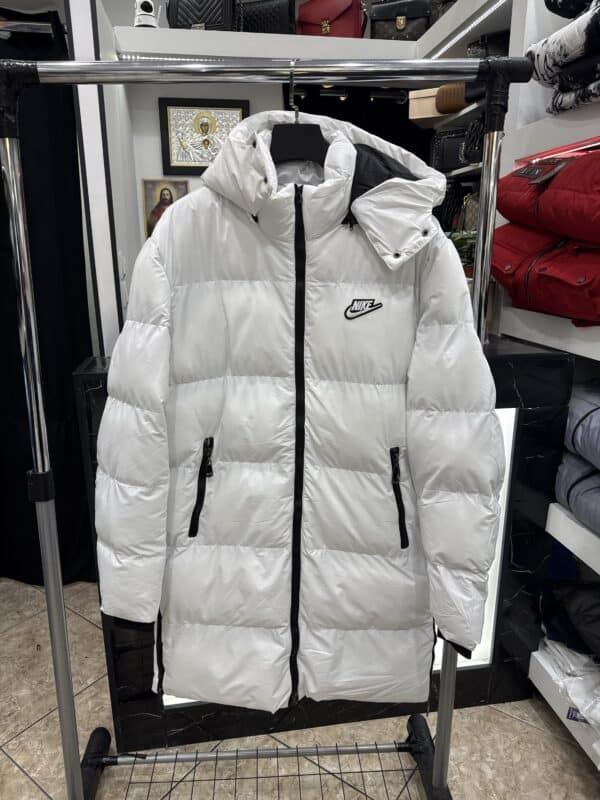 Nike - White - Long Jacket - Image 1